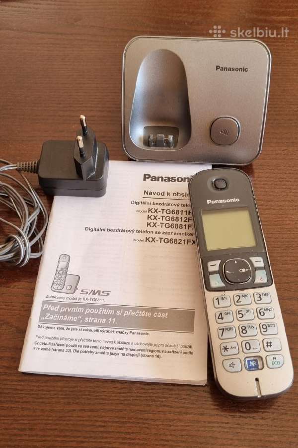Panasonic Kxtg6811 Skaitmeninis belaidis telefonas - nuotraukos Nr. 2