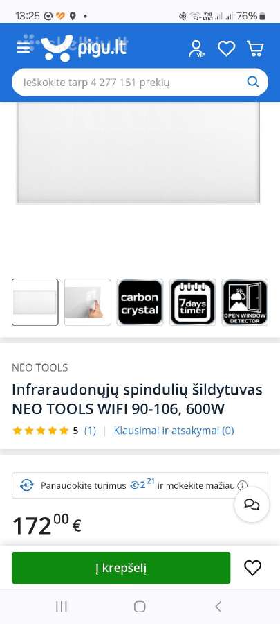 Infraraudonųjų šildymo panelės - nuotraukos Nr. 3