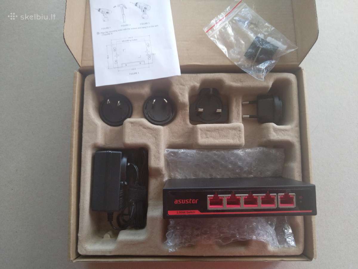 Asustor Asw205t 5 portu 2.5G switchas - nuotraukos Nr. 2