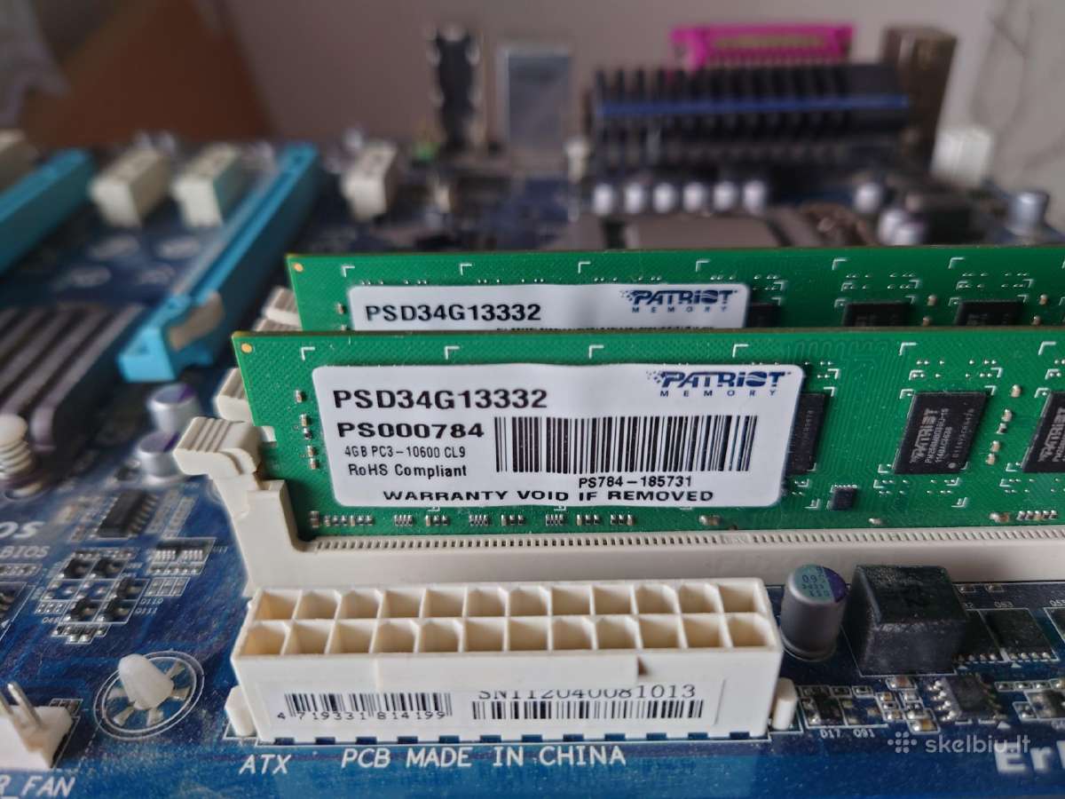 Komplektas i5-2400 8gb RAM su motinine - nuotraukos Nr. 4