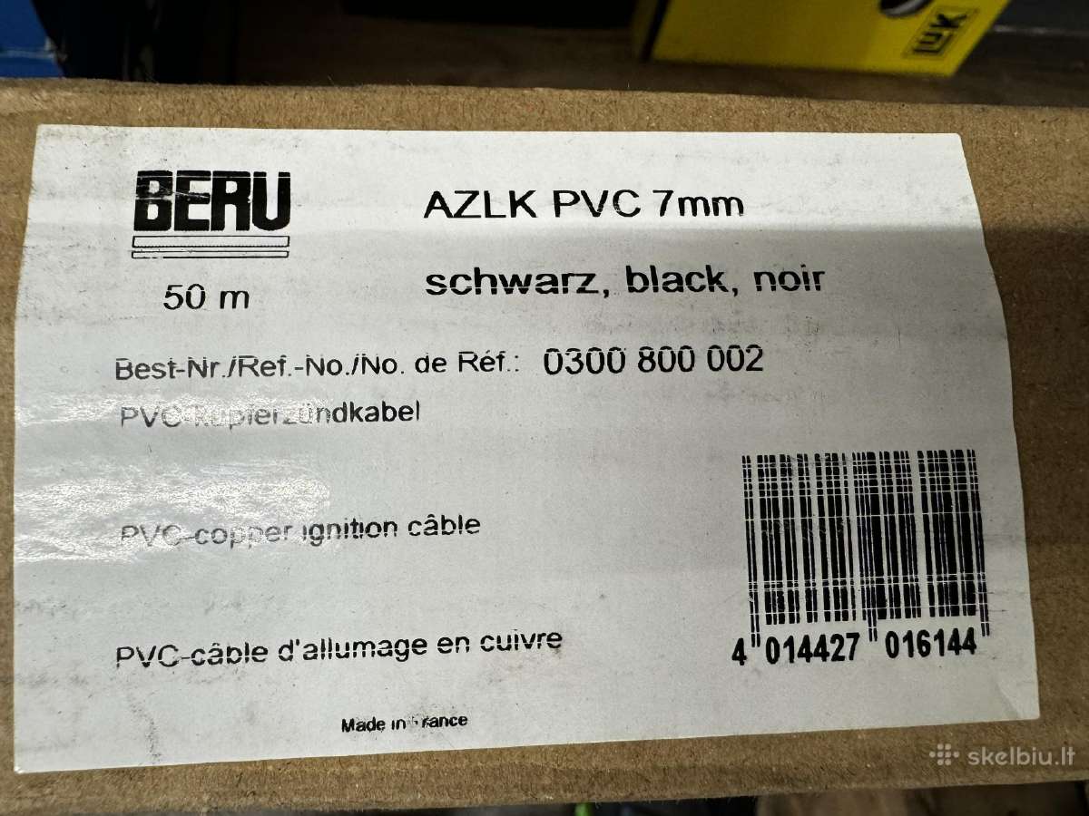 Beru 7mmpvc aukštos įtampos laidas
