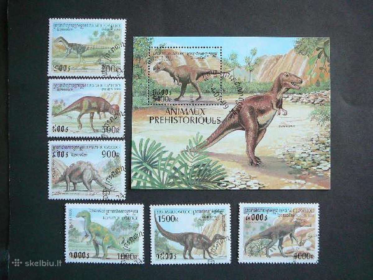 Dinozaurai Kambodza 1999 antsp. kmb328