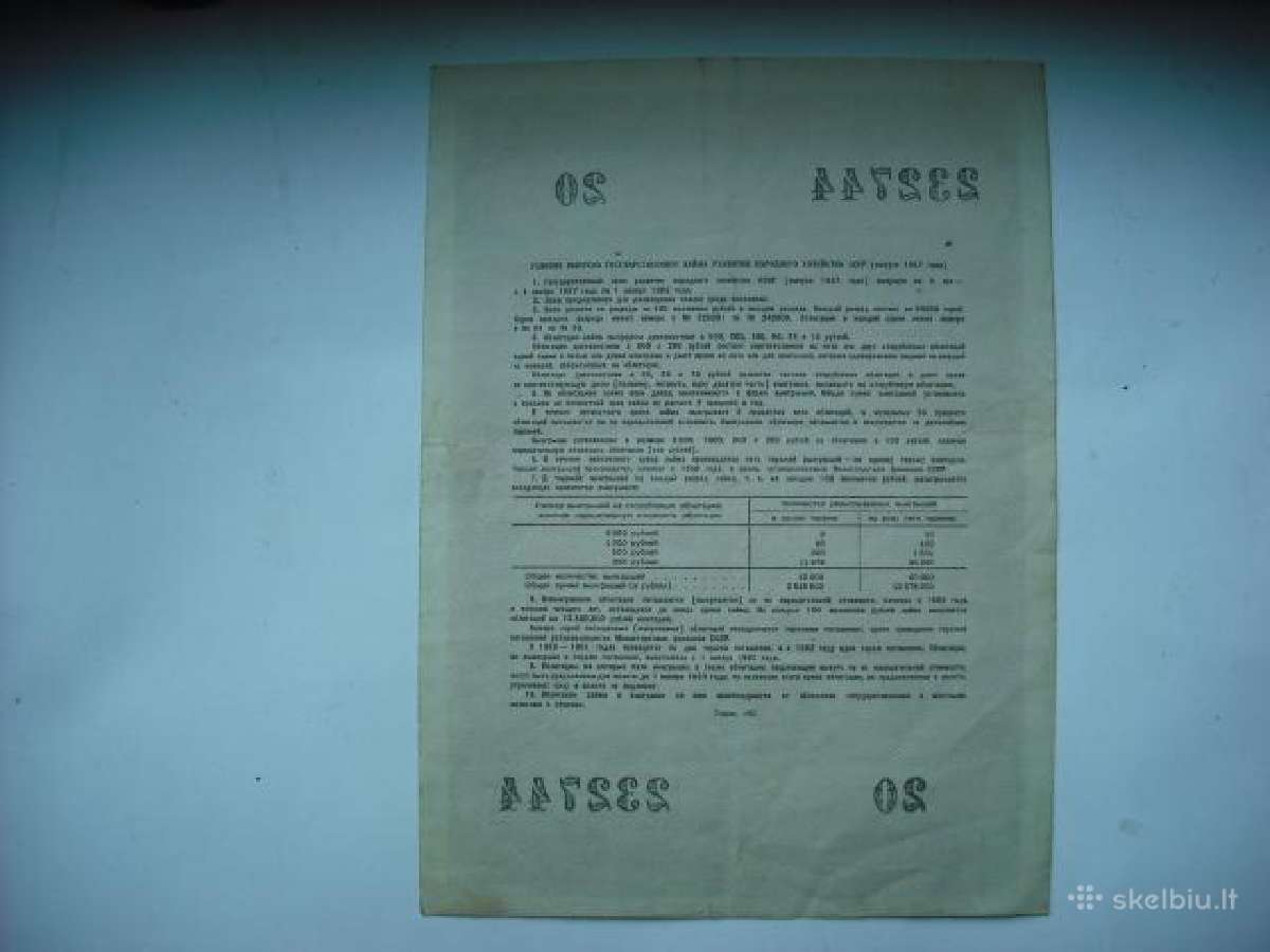 TSRS-obligacijos 1951-1957m. - nuotraukos Nr. 8