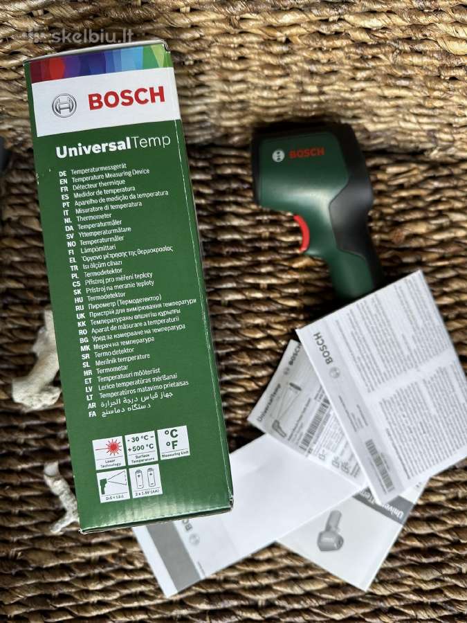 Bosch Infraraudonųjų Spindulių Termometras - nuotraukos Nr. 11