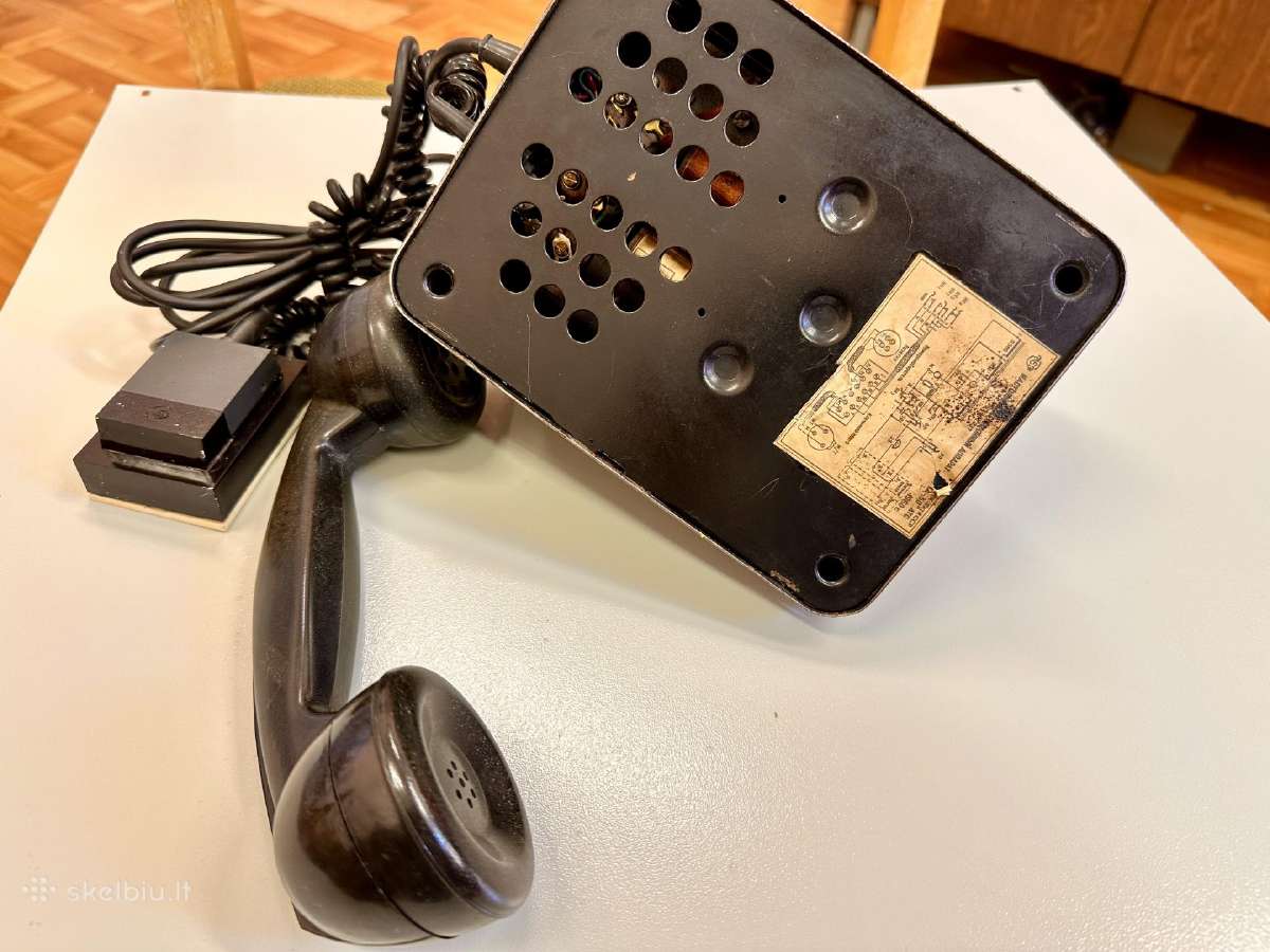 Telefono aparatas 1960 m. - nuotraukos Nr. 4