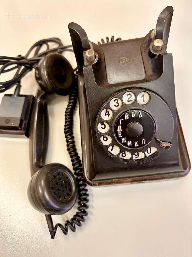 Telefono aparatas 1960 m. - nuotraukos Nr. 5