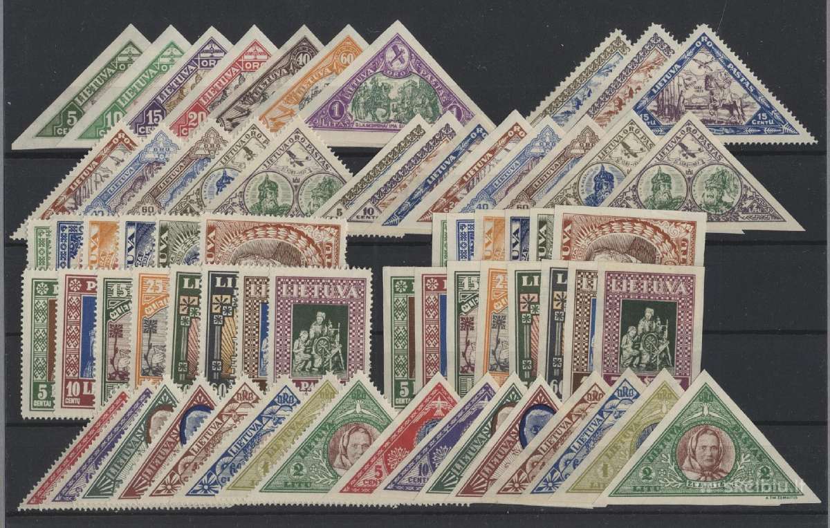 Lietuva vaiko laida 1932/1933 Mi 316ab-379ab Mnh - nuotraukos Nr. 2