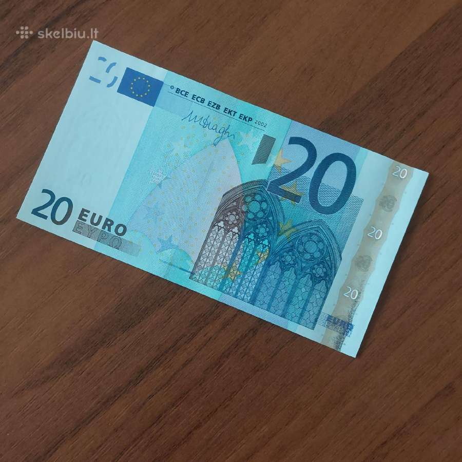 20 Euro 2002 ,series X - Vokietija ,( būklė Unc )