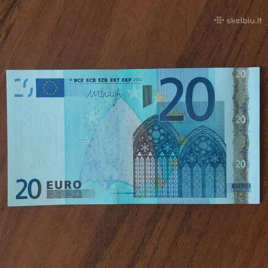 20 Euro 2002 ,series X - Vokietija ,( būklė Unc ) - nuotraukos Nr. 7