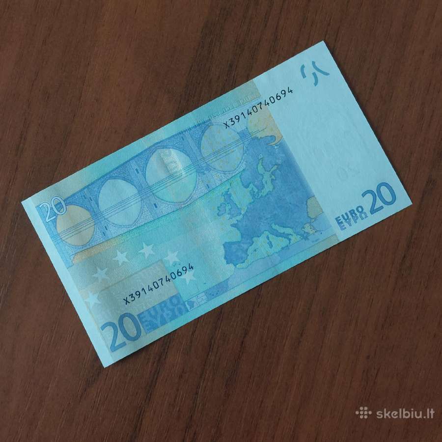 20 Euro 2002 ,series X - Vokietija ,( būklė Unc ) - nuotraukos Nr. 9