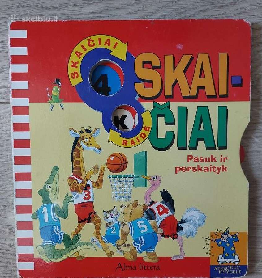 Vaikiška knygelė "Skaičiai"