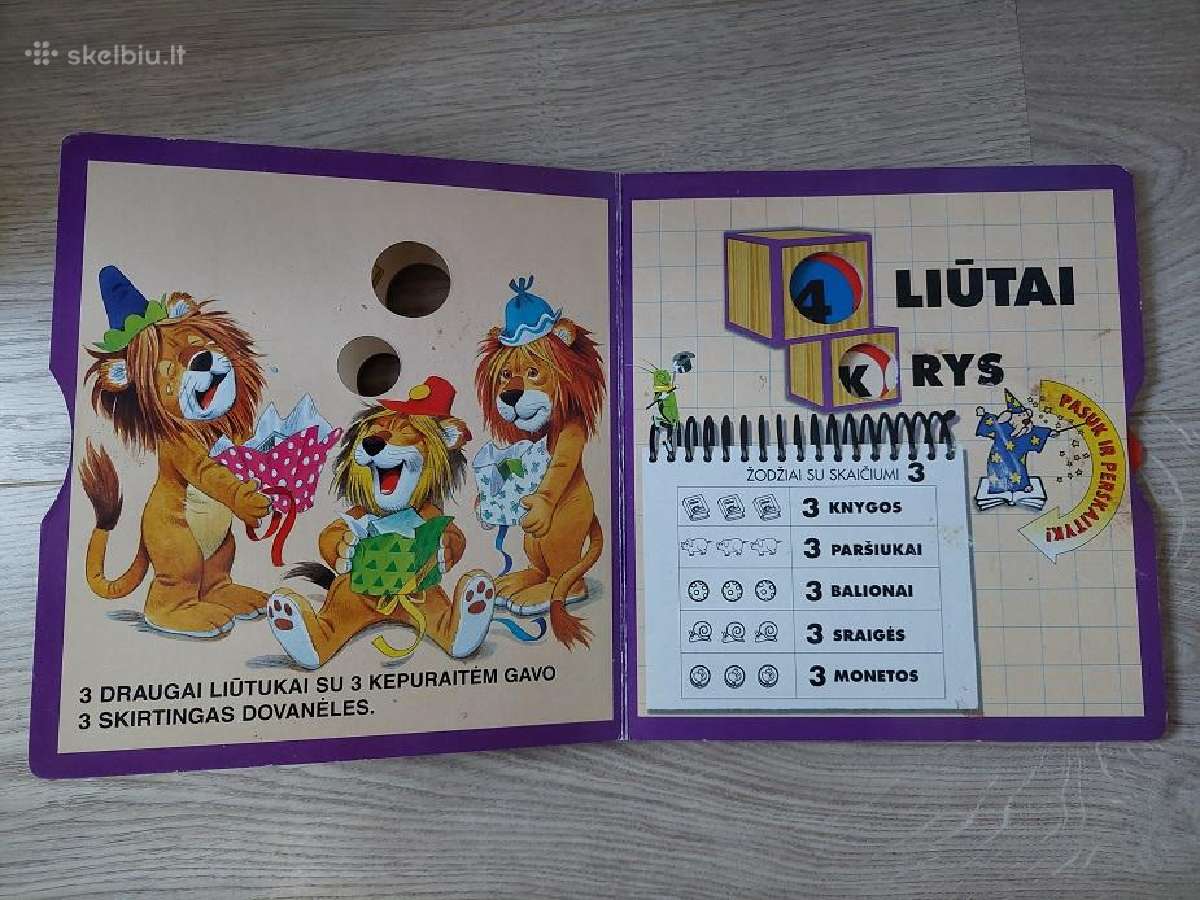 Vaikiška knygelė "Skaičiai" - nuotraukos Nr. 4