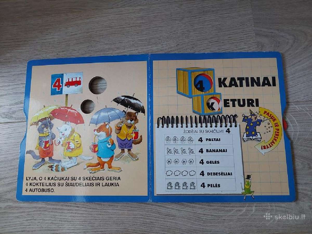 Vaikiška knygelė "Skaičiai" - nuotraukos Nr. 5