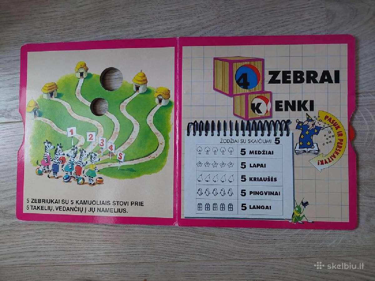 Vaikiška knygelė "Skaičiai" - nuotraukos Nr. 6