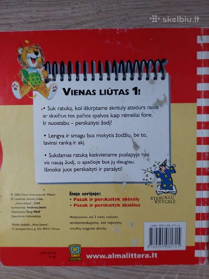 Vaikiška knygelė "Skaičiai" - nuotraukos Nr. 7