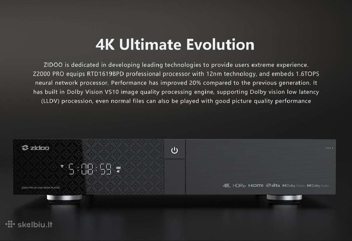 Neo Alpha Media, Zidoo Z9x 8k, Z3000 pro - nuotraukos Nr. 5