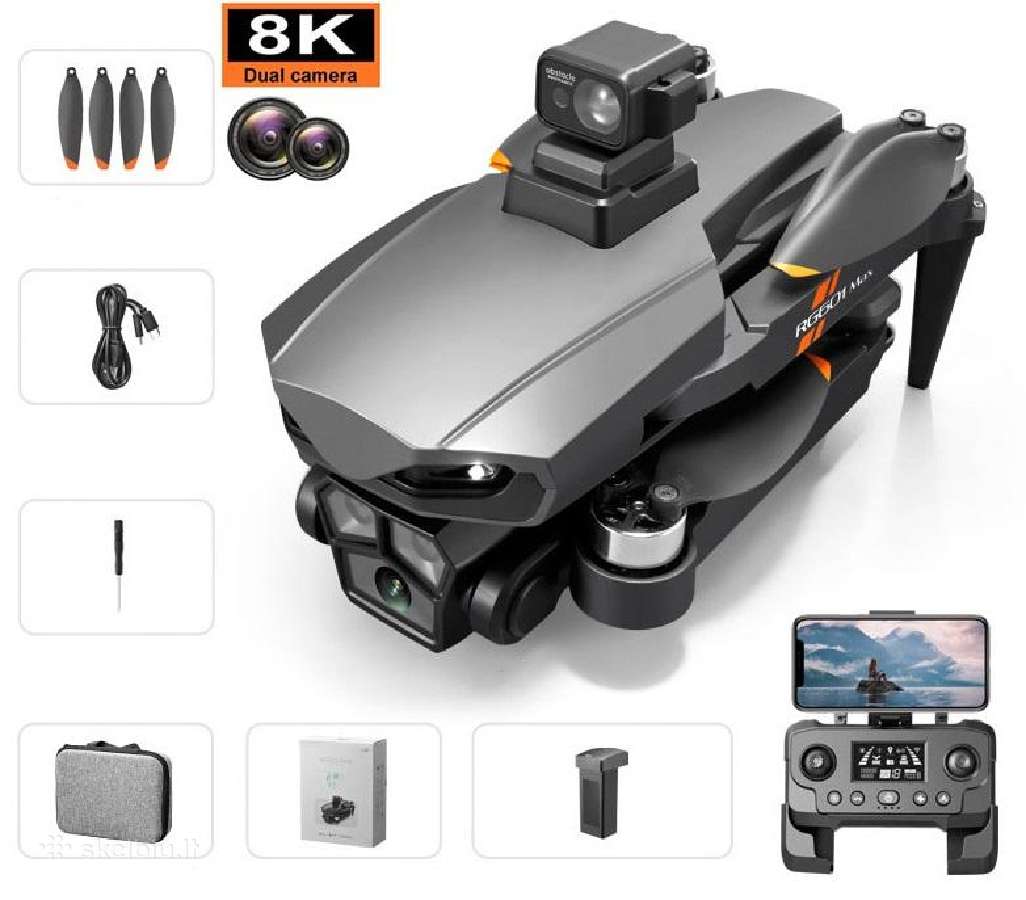 Dronas R601 Max su dviejomis kameromis GPS ir WiFi - nuotraukos Nr. 3