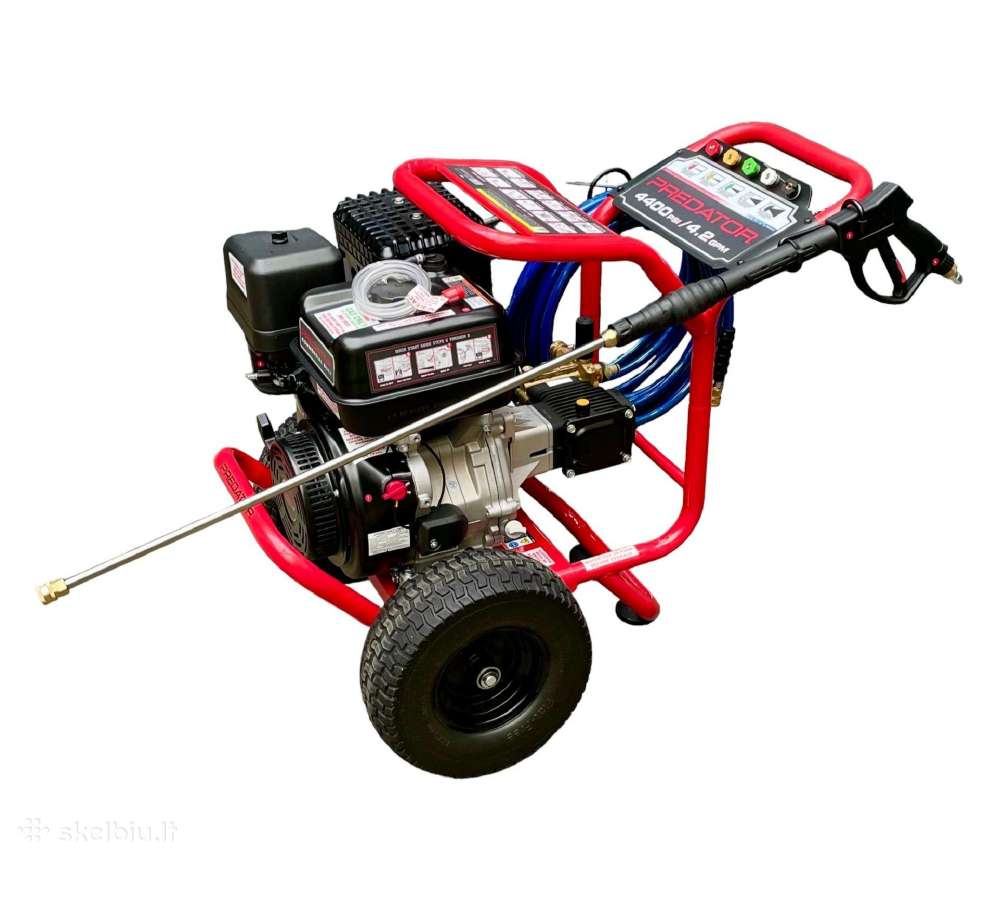 Aukšto slėgio plovykla Predator 300bar - nuotraukos Nr. 4