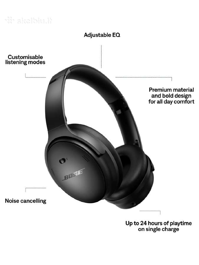 Bose Quietcomfort Wireless Ausinės (Headphones) - nuotraukos Nr. 3