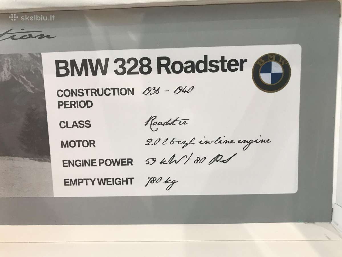 Bmw 328 Roadster - nuotraukos Nr. 7