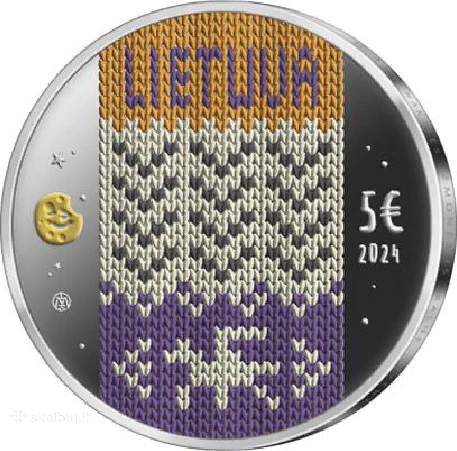 5 Eur moneta, pasaka „Dvylika brolių juodvarnių" - nuotraukos Nr. 2