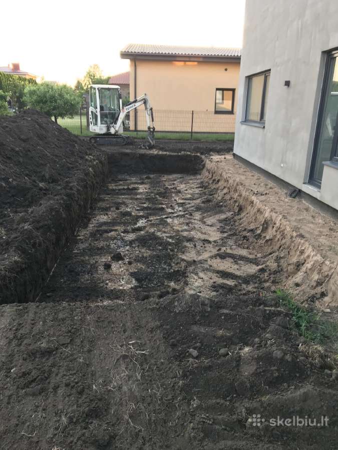 Mini ekskavatoriaus nuoma Benzininio karučio nuom - nuotraukos Nr. 31