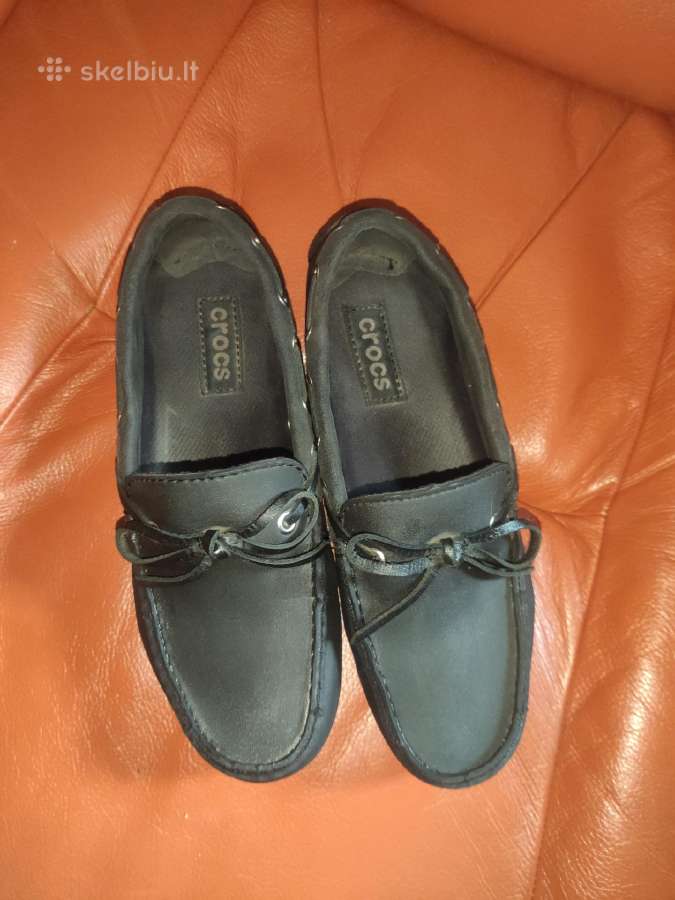 Crocs mokasinai 35 dydis (W5) juodi mergaitei