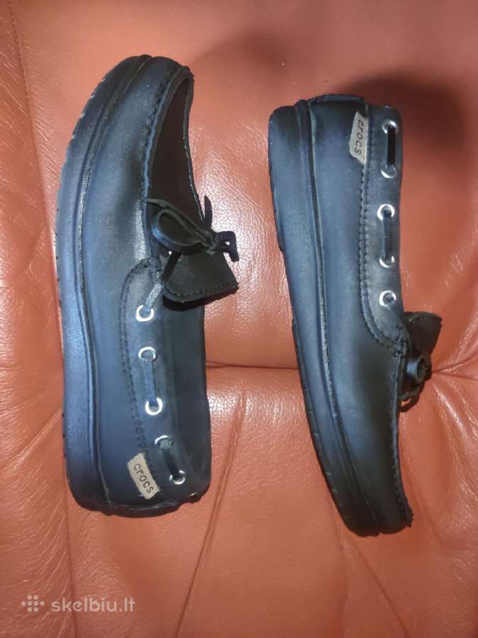 Crocs mokasinai 35 dydis (W5) juodi mergaitei - nuotraukos Nr. 3