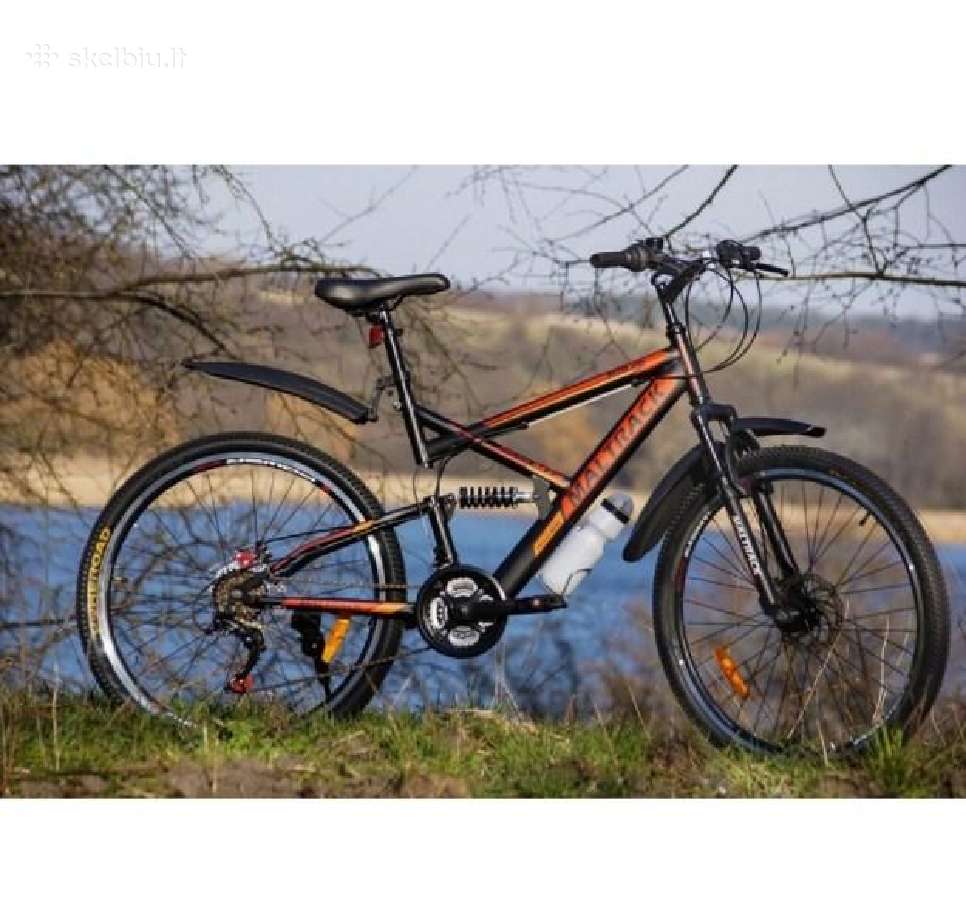 Dviratis Maltrack Target 26" Shimano Juodas/raud - nuotraukos Nr. 2