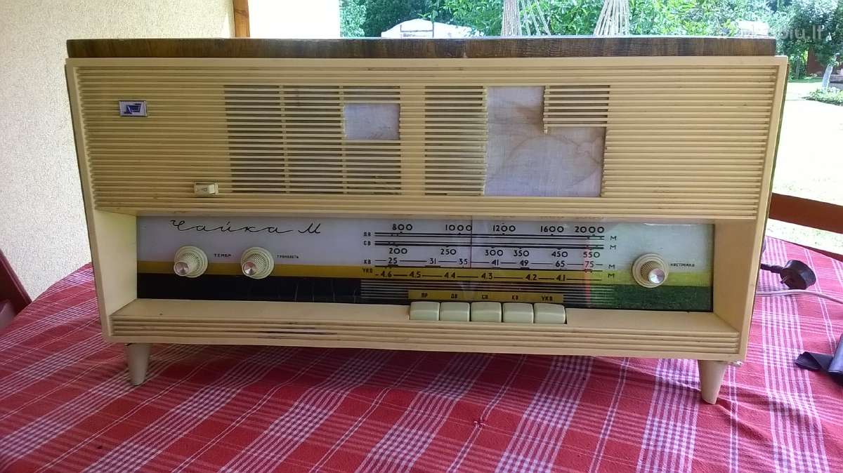 Antikvarinė radiola Čaika - M 1955 metų - nuotraukos Nr. 3