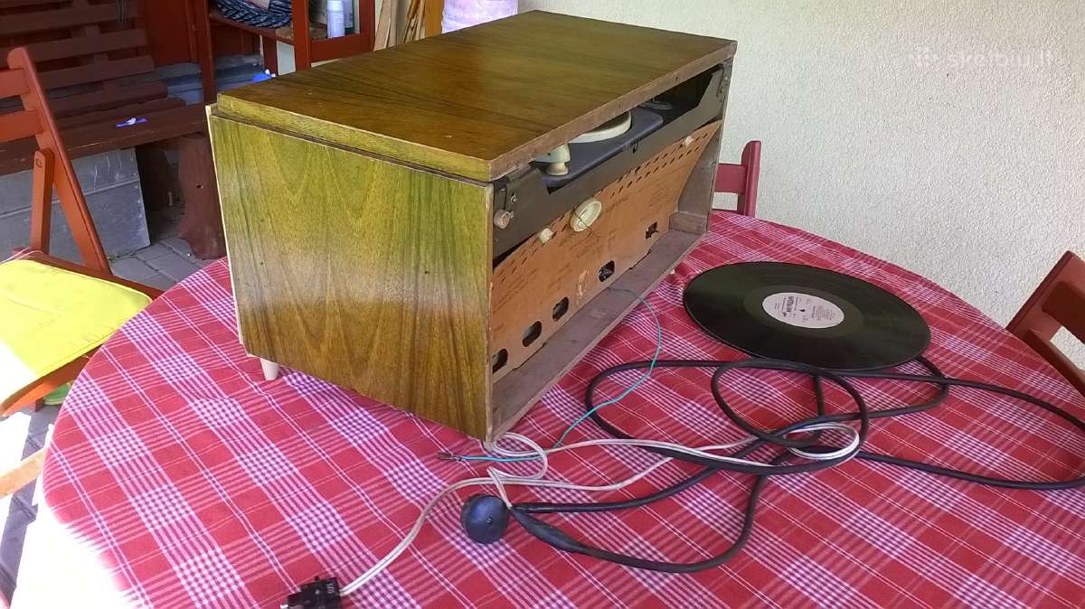 Antikvarinė radiola Čaika - M 1955 metų - nuotraukos Nr. 5