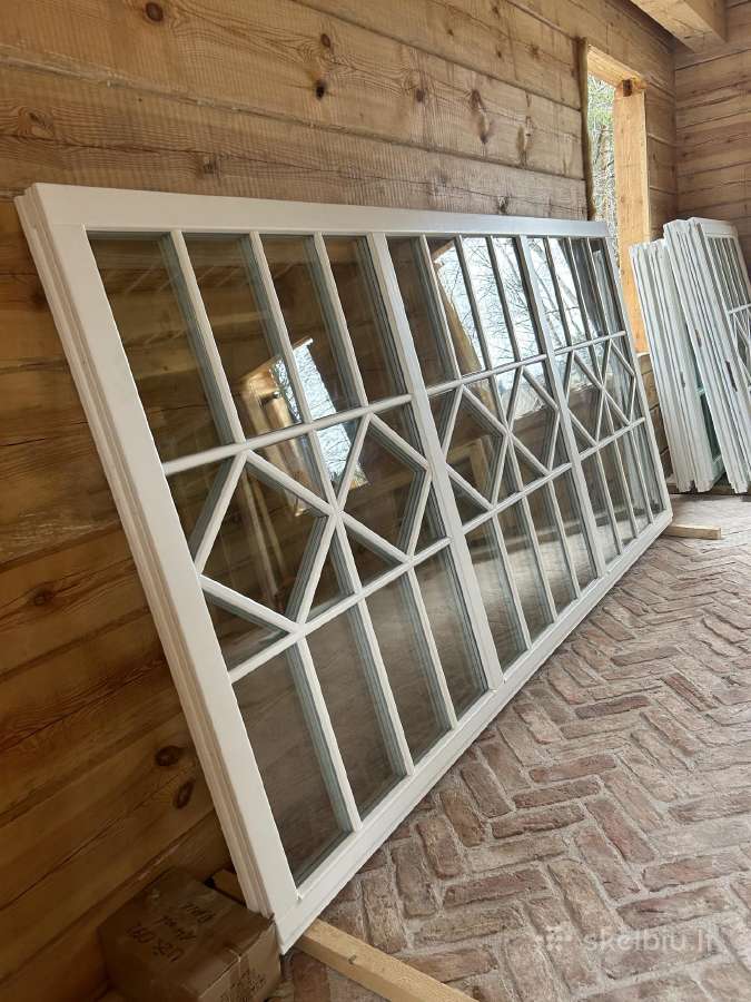 Naujas medinis langas namo verandai , gonkai - nuotraukos Nr. 2