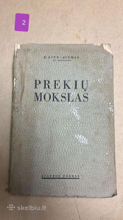J. Acus-acukas. Prekių mokslas. - nuotraukos Nr. 3