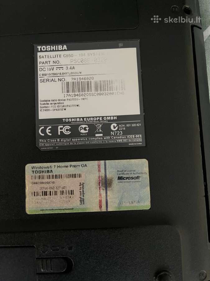 Tab 3 ir Toshiba Pc - nuotraukos Nr. 4