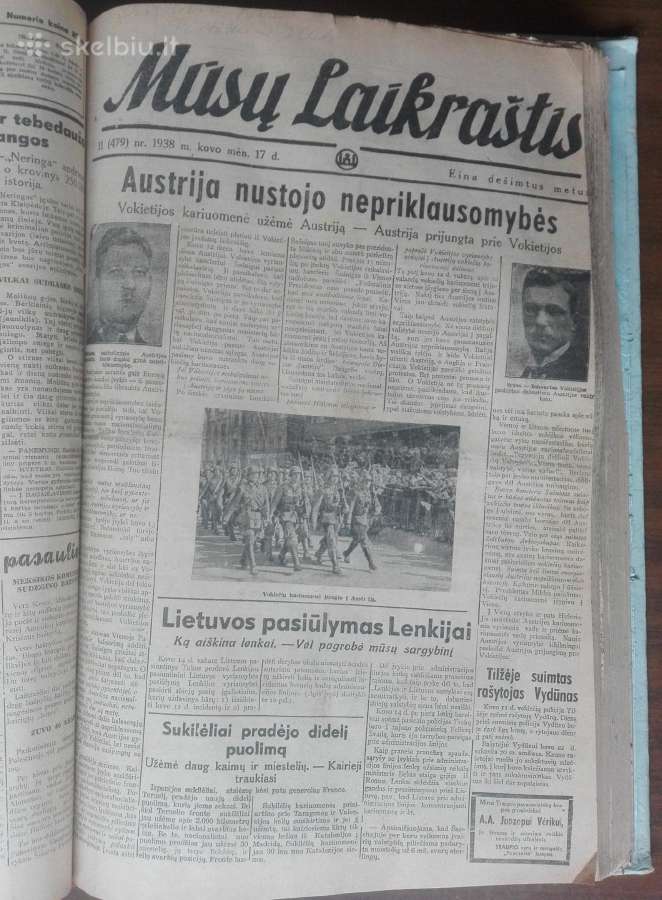 1566. Mūsų Laikraštis retas antikvarinis-kolekcini - nuotraukos Nr. 3