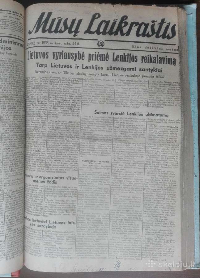1566. Mūsų Laikraštis retas antikvarinis-kolekcini - nuotraukos Nr. 4