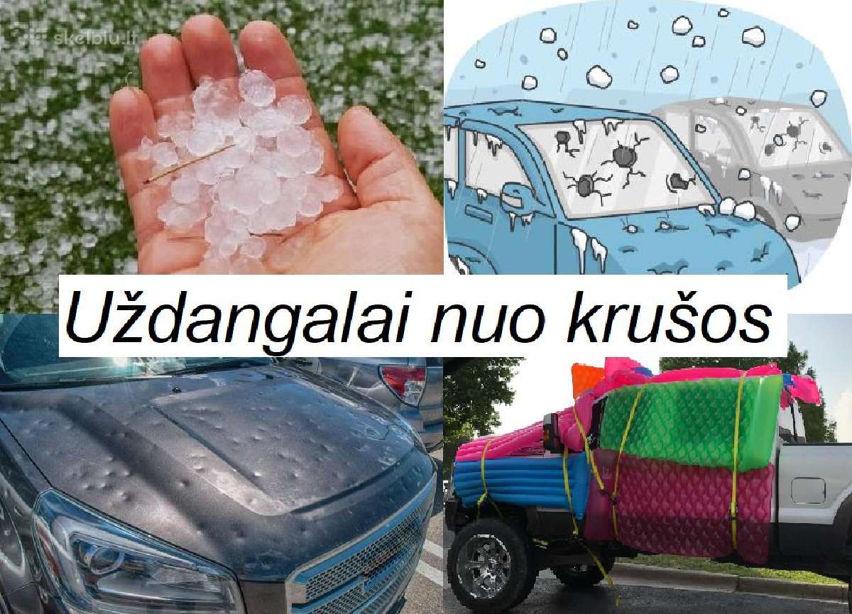 Automobilių uždangalai nuo krušos
