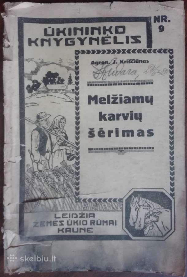 1587. Melžiamų Karvių Šėrimas reta antikvarinė-kol
