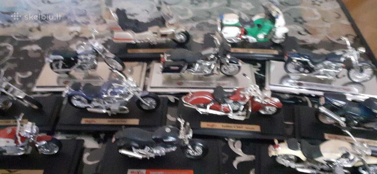 Motociklų modeliai modeliukai 1:18 harley ir kiti - nuotraukos Nr. 2