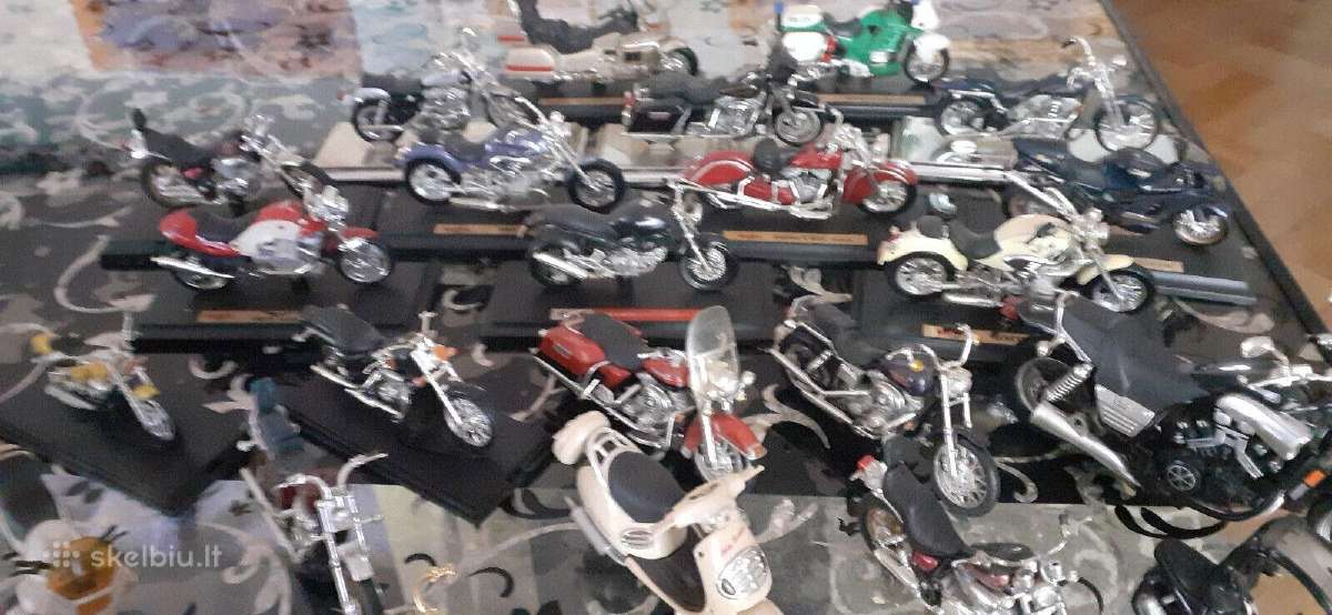 Motociklų modeliai modeliukai 1:18 harley ir kiti - nuotraukos Nr. 5