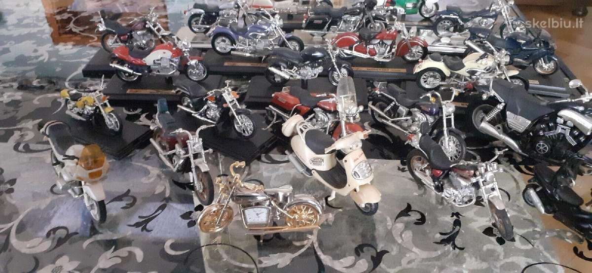 Motociklų modeliai modeliukai 1:18 harley ir kiti - nuotraukos Nr. 6