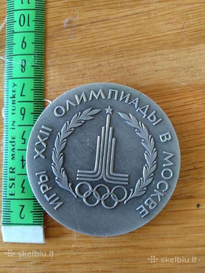 Stalo medalis. Maskvos olimpiada 1980