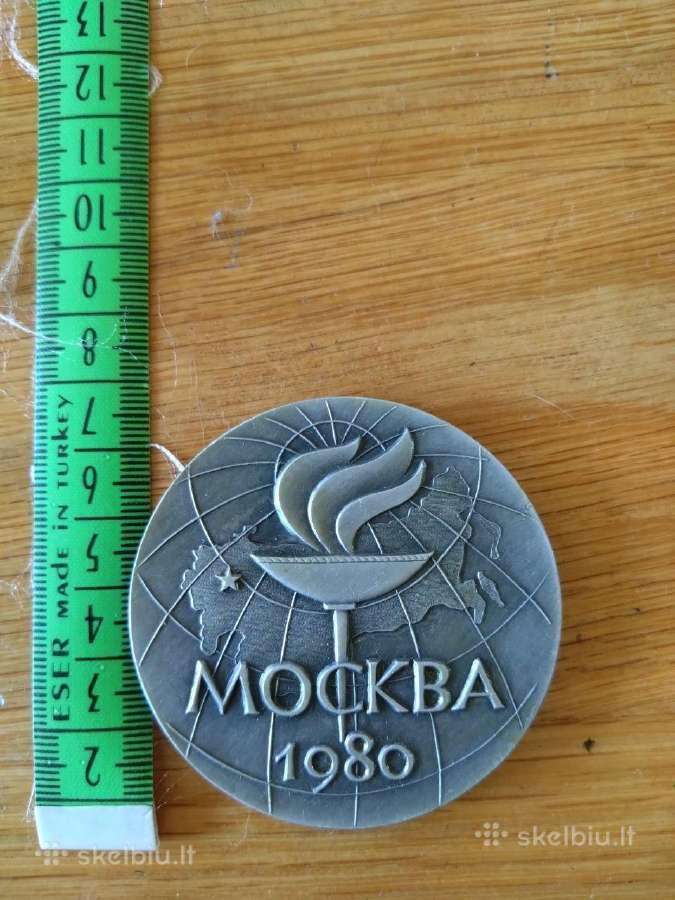Stalo medalis. Maskvos olimpiada 1980 - nuotraukos Nr. 2