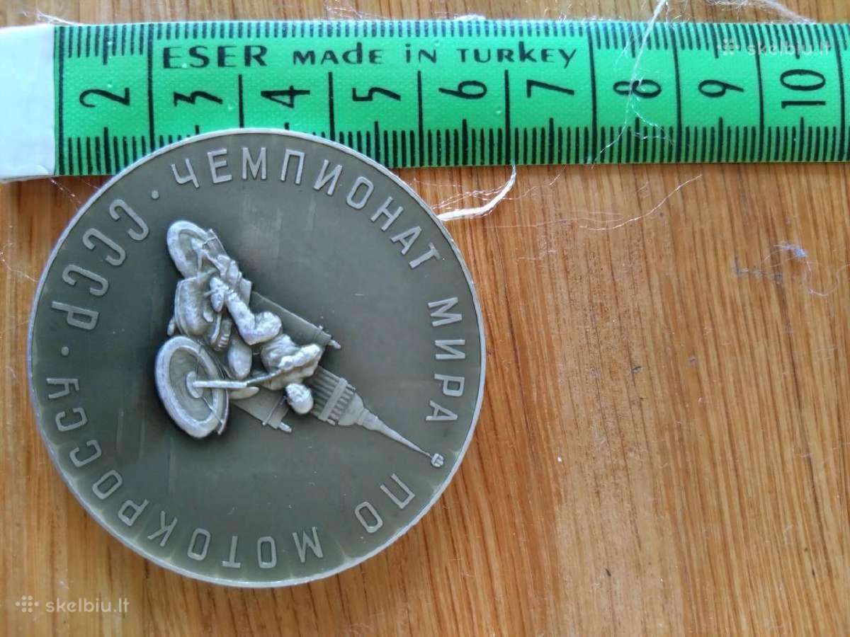 Stalo medalis. Motociklininkų čempionatas 1962