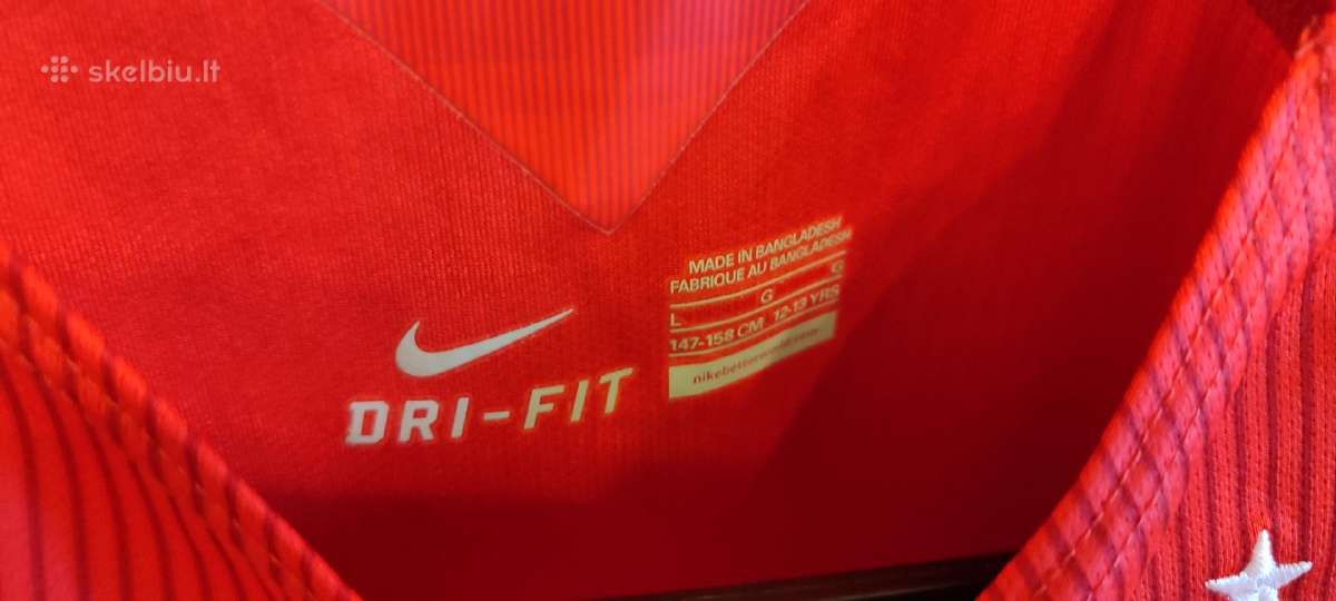Nike Anglijos futbolo marškinėliai 12-13 metų - nuotraukos Nr. 8