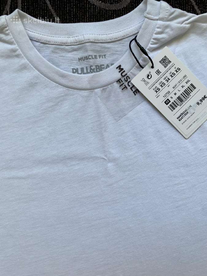 Marškineliai Pull&bear Xs dyd. - nuotraukos Nr. 2