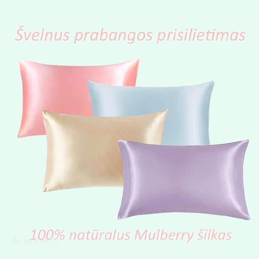 Šilkiniai pagalvės užvalkalai 50*70 šilko pagalvės