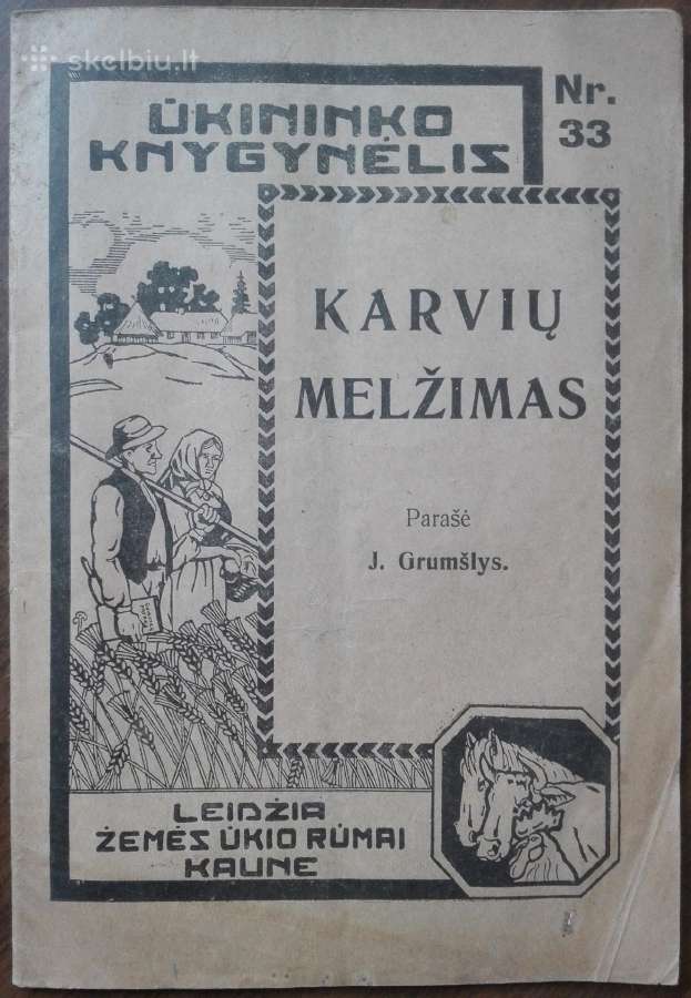 1599. Karvių Melžimas reta antikvarinė-kolekcinė