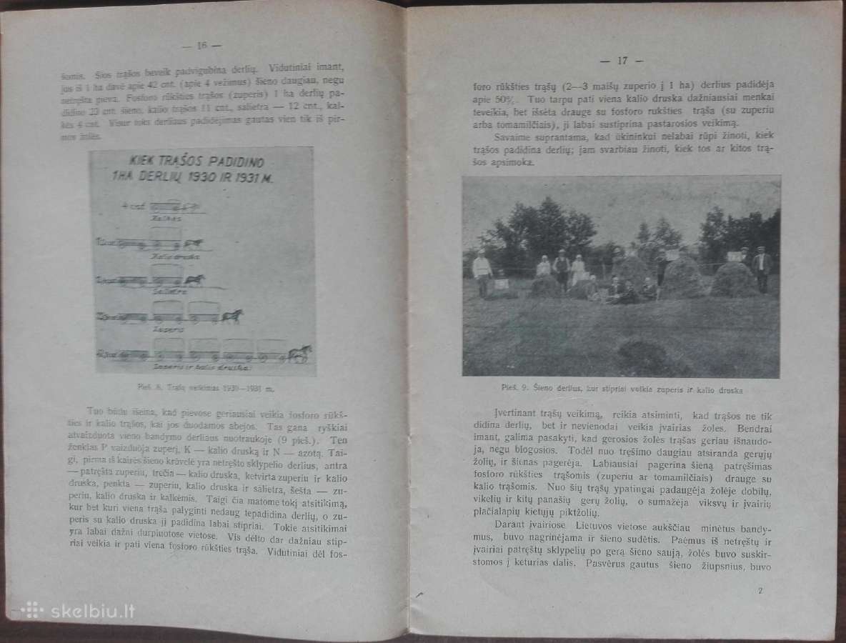 1601. Pievų Pagerinimas reta antikvarinė-kolekcinė - nuotraukos Nr. 6