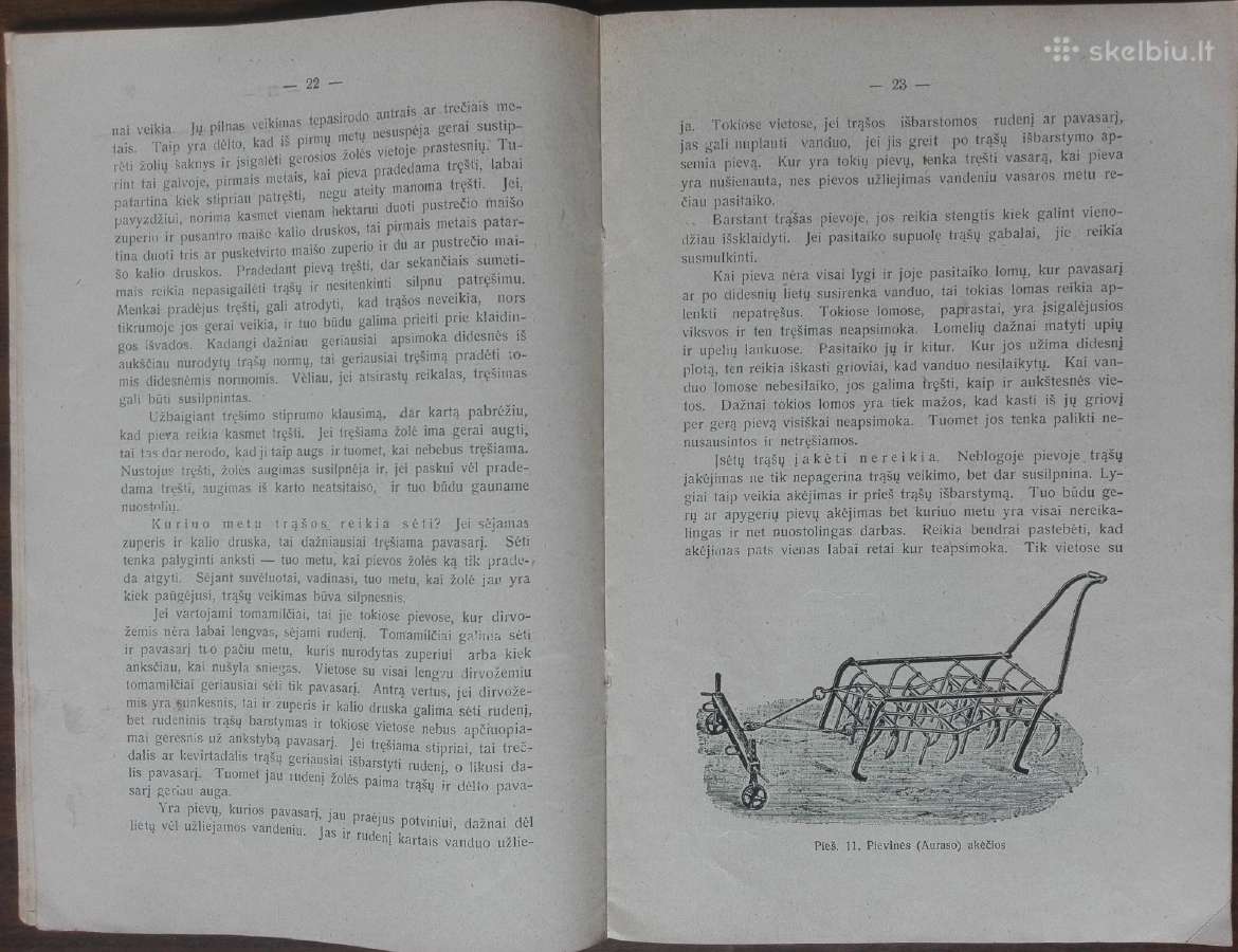 1601. Pievų Pagerinimas reta antikvarinė-kolekcinė - nuotraukos Nr. 7